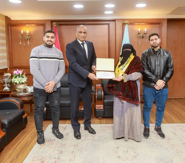 جانب من التكريم 