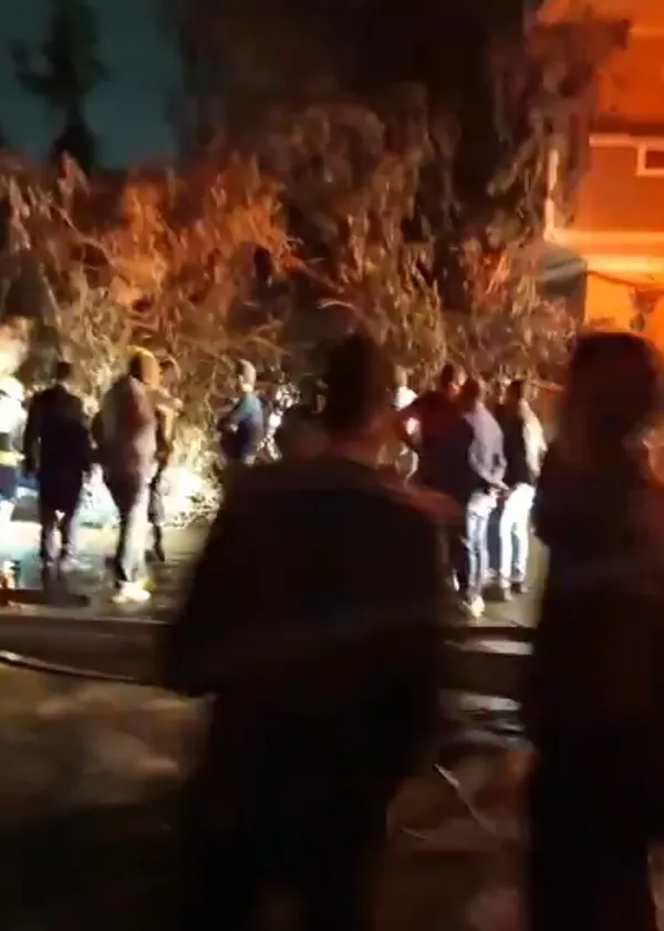 جانب من الحادث 