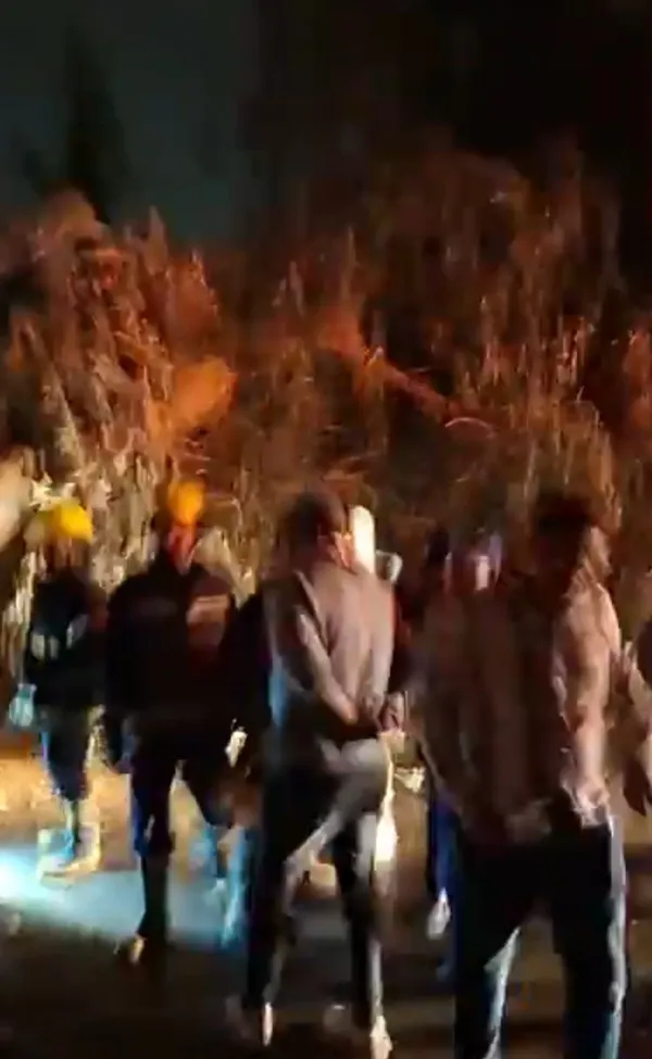 جانب من الحادث 