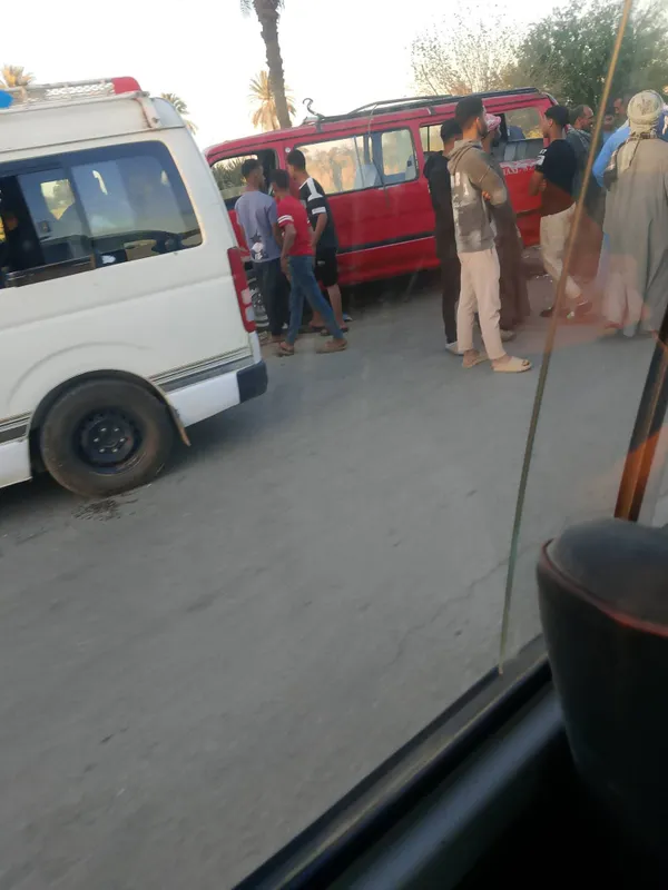 جانب من الحادث 