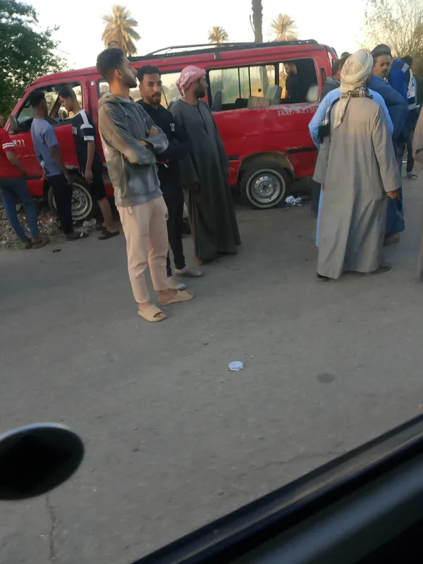 جانب من الحادث 