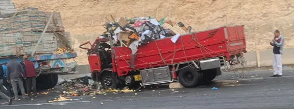 جانب من الحادث 