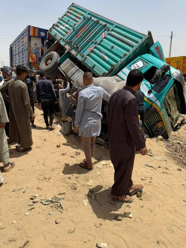 جانب من الحادث 