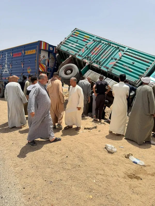 جانب من الحادث 