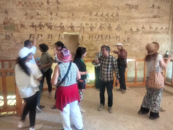 جانب من الزيارة 