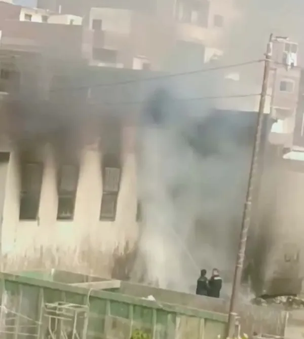 حريق دار مسنين بالإسماعيلية 