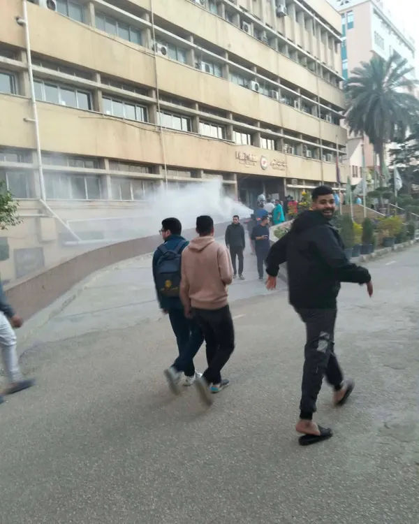 حريق معهد الكبد 