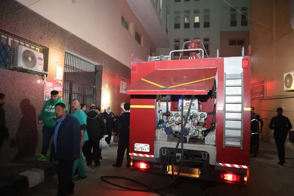 حريق معهد الكبد 