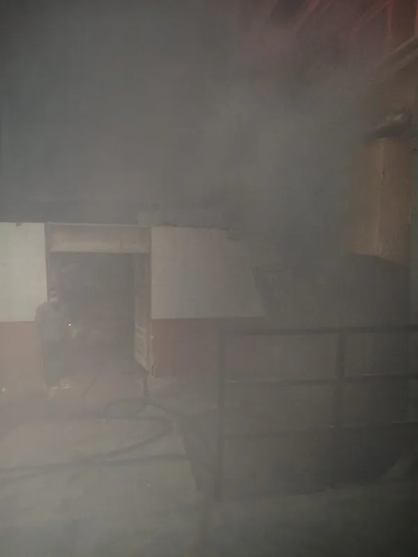 حريق معهد الكبد 