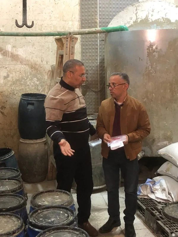 ضبط مصنع طحينة ببنى سويف 