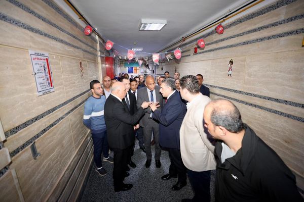 محافظ كفر الشيخ يطمئن على مصابات حادث سير بكفر الشيخ 