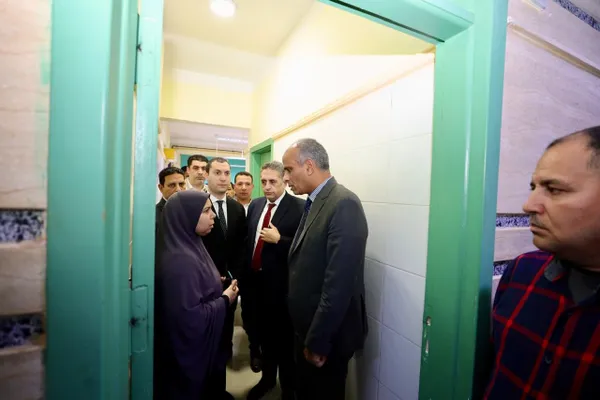 محافظ كفر الشيخ يطمئن على مصابات حادث سير بكفر الشيخ 