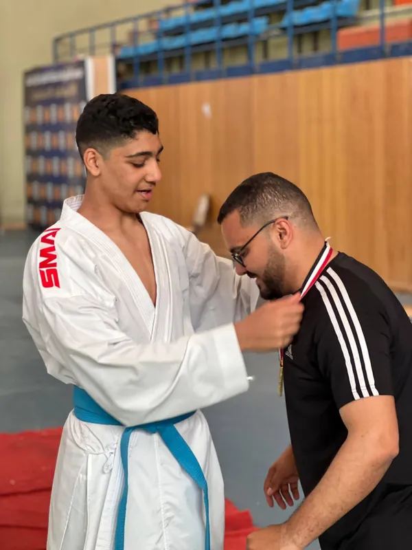 جانب من تكريم اللاعب 