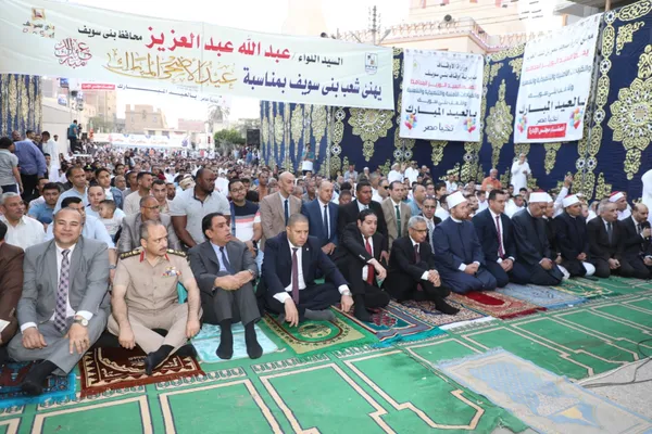 صلاة عيد الأضحى ببنى سويف 