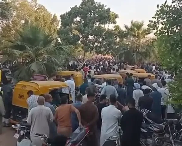جانب من الجنازة 