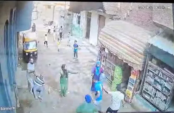 جانب من المشاجرة 
