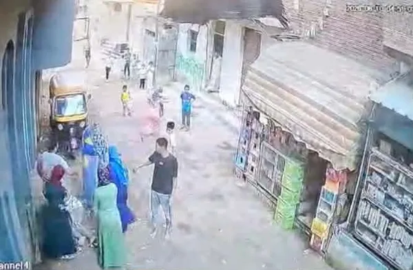 جانب من المشاجرة 