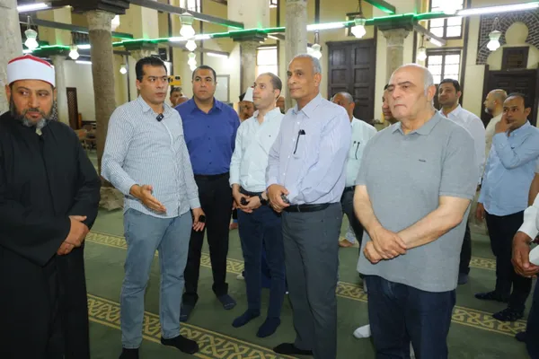 جانب من تفقد المساجد الاثرية بمدينة فوه 