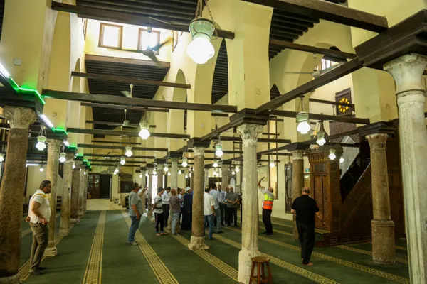 جانب من تفقد المساجد الاثرية بمدينة فوه 