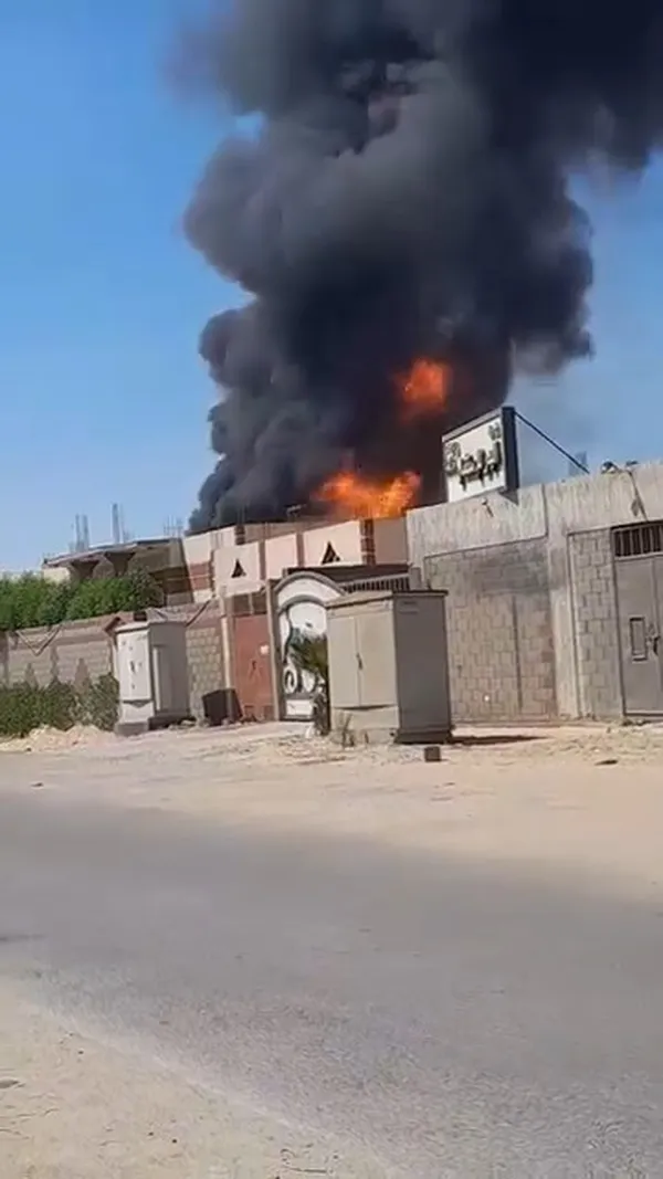 حريق المصنع
