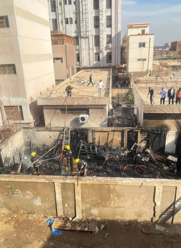 حريق المنوفية 