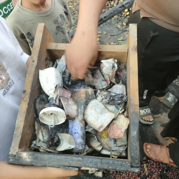 حريق منفذ خضروات وفواكه الإسماعيلية 