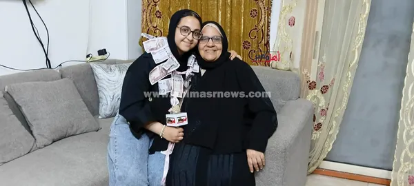 مريم الأولى على الشهادة الإعدادية بكفر الشيخ وأسرتها 
