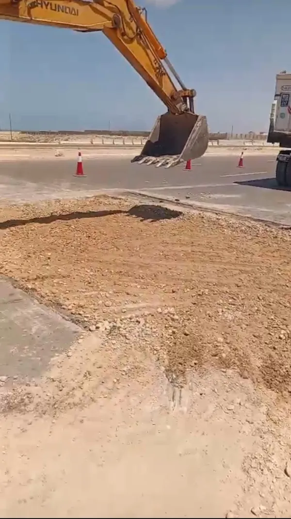 هبوط بطريق مطروح 
