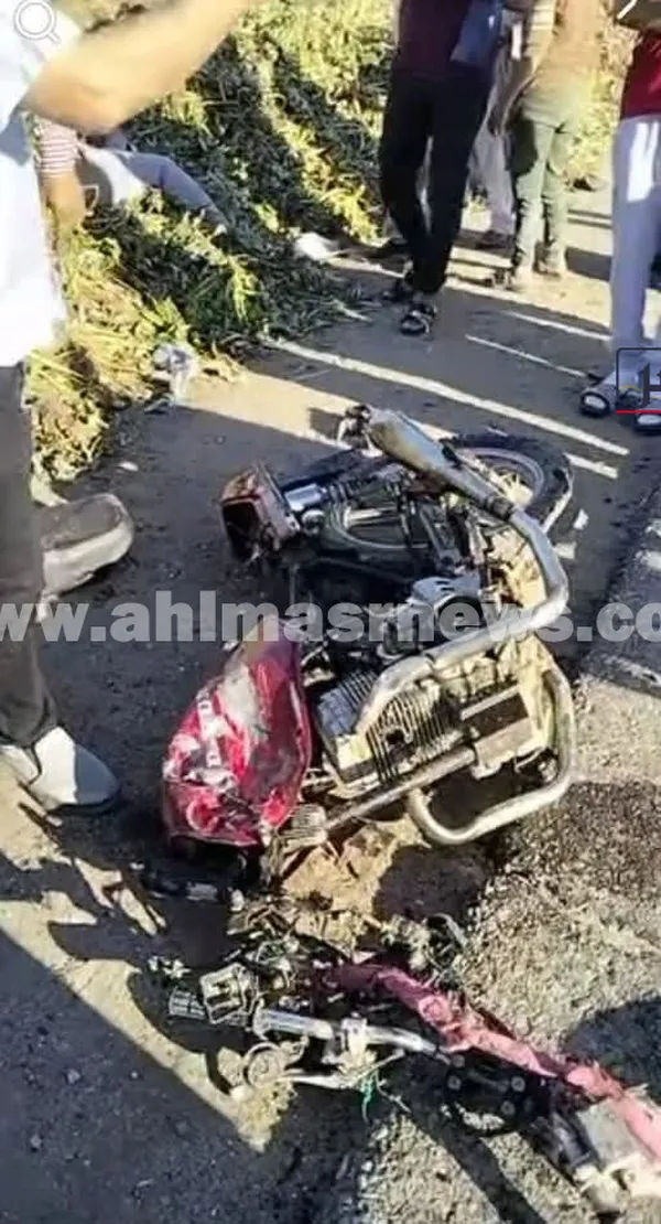 جانب من الحادث 
