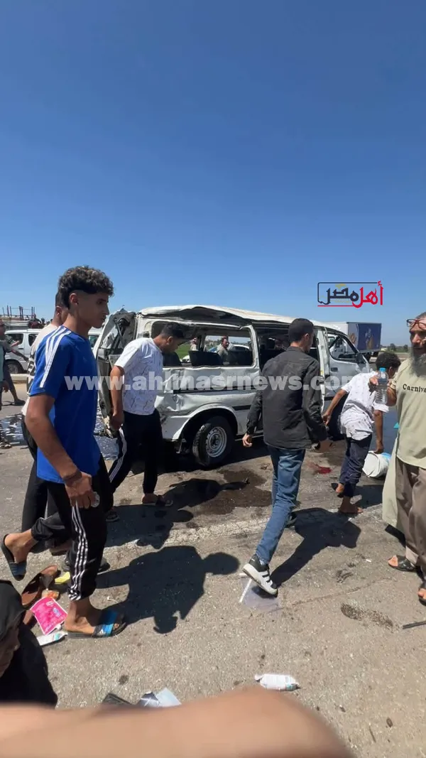 جانب من الحادث 