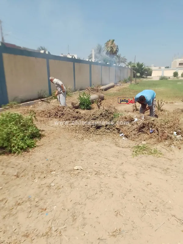 حريق محدود بمدرسة الكوع بالإسماعيلية 