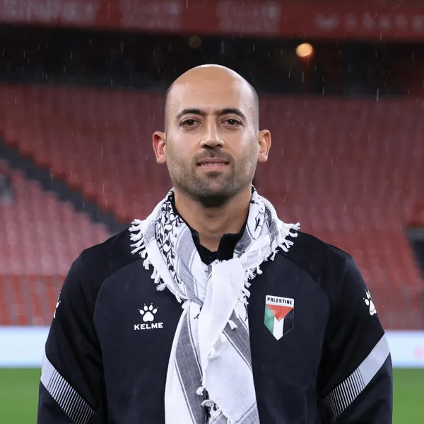 طارق زياد محلل أداء منتخب فلسطين ومدرب الكرات الثابتة