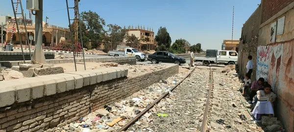 مزلقان القصاصين الجديدة بالإسماعيلية 