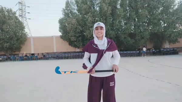 منه خالد اول لاعبه هوكي في الصعيد 