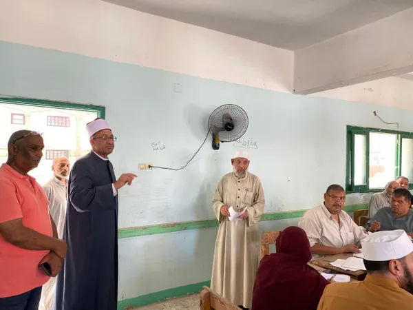 جانب من تفقد أعمال تصحيح الامتحانات 