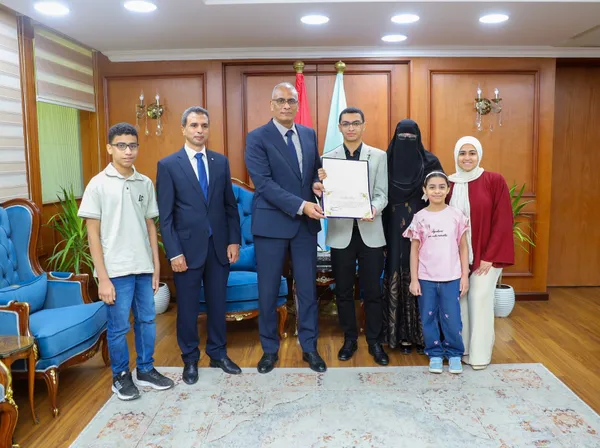 جانب من تكريم أوائل الثانوية العامة بكفر الشيخ 