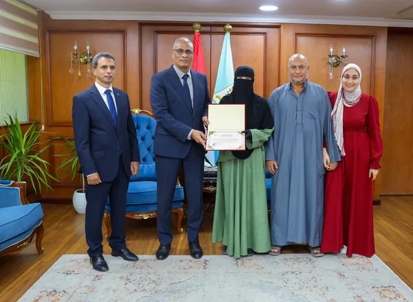 جانب من تكريم أوائل الثانوية العامة بكفر الشيخ 