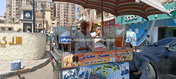 عم صلاح، بائع عصائر بكفر الشيخ 