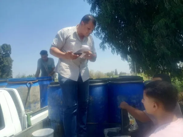 فيه حشرات.. ضبط 1.3 طن لبن سائل مشتبه في صلاحيته بقلين في كفر الشيخ 