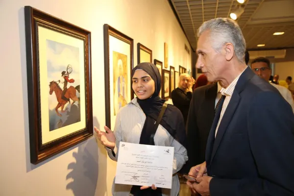المعرض السنوى الحادى عشر لمواهب الرسم 