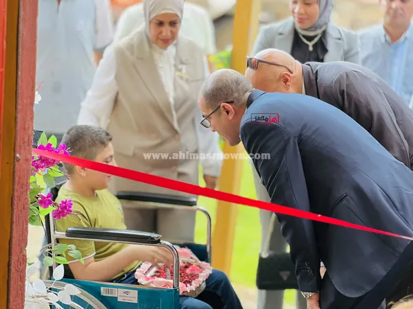 جانب من افتتاح المعرض 