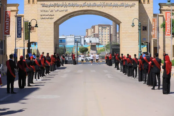 شعلة «أسبوع شباب الجامعات والمعاهد العليا» تصل جامعة كفر الشيخ