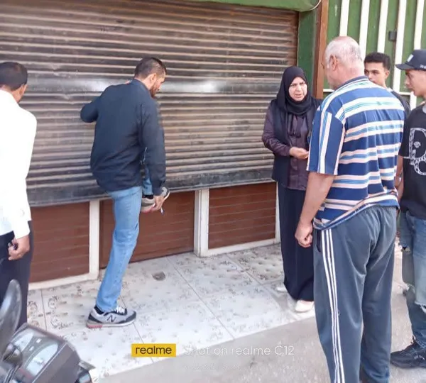 غلق كافية بالمنوفية
