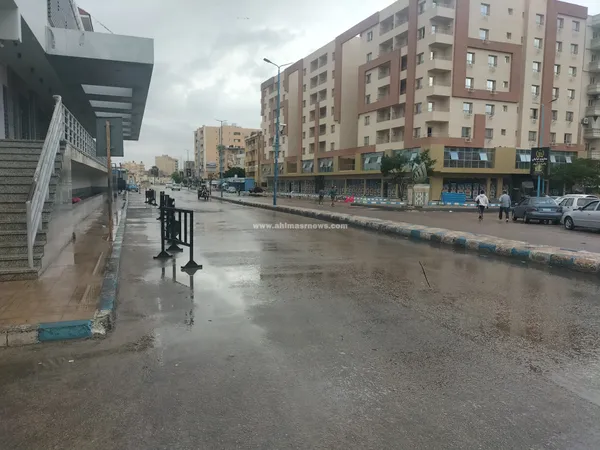 أمطار غزيرة على مرسي مطروح 