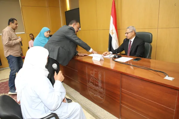 اللقاء المفتوح للمواطنين ببنى سويف