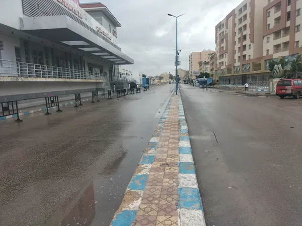 أمطار على مرسي مطروح 