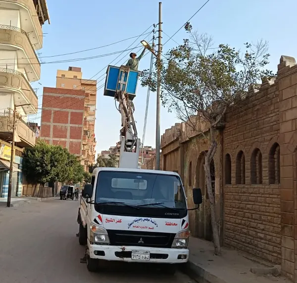 جانب من أعمال الصيانة 