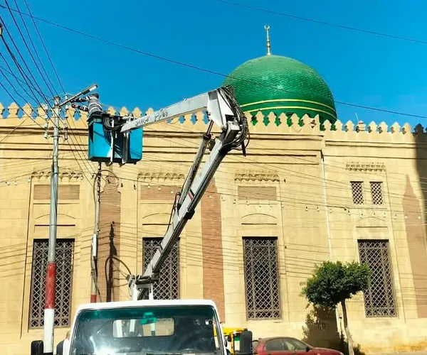 جانب من أعمال الصيانة 