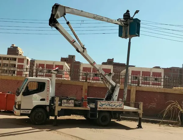 جانب من أعمال الصيانة 