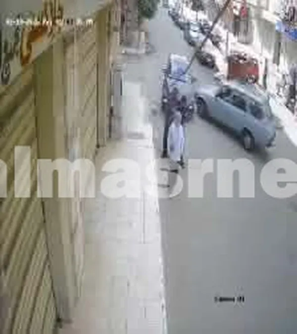 جانب من الحادث 